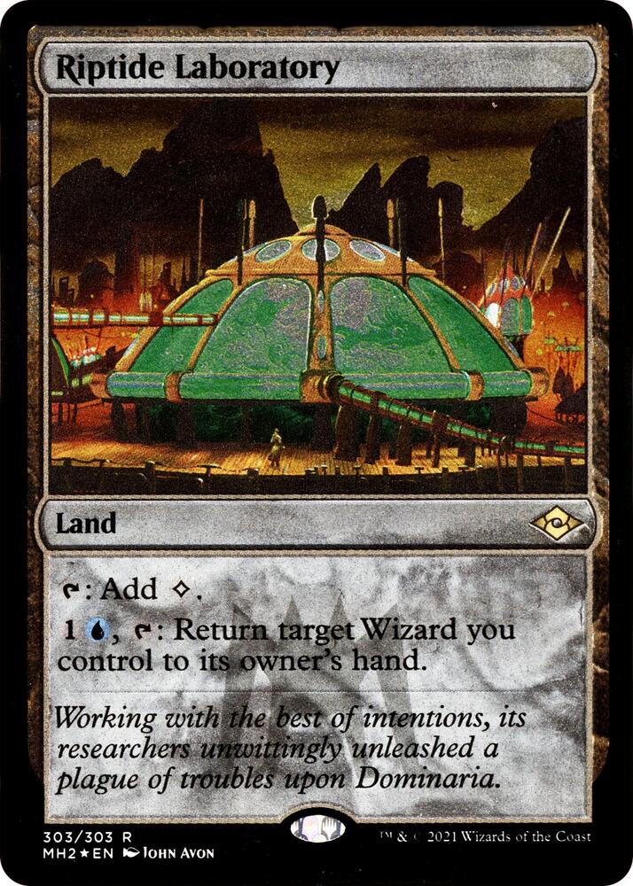 Riptide Laboratory (Foil Etched) 303 card from Modern Horizons 2