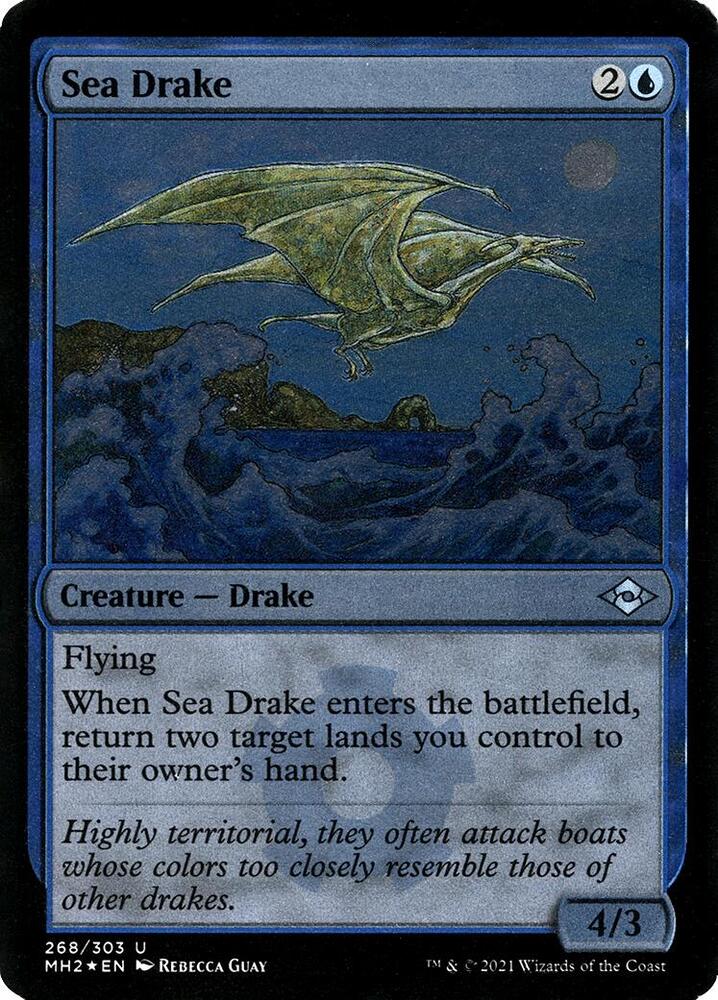 Sea Drake (Foil Etched) 268 card from Modern Horizons 2