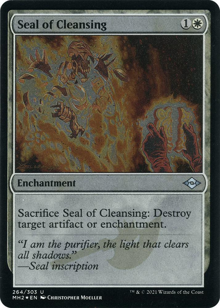 Seal of Cleansing (Foil Etched) 264 card from Modern Horizons 2