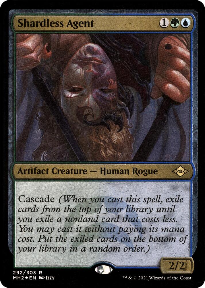 Shardless Agent (Foil Etched) 292 card from Modern Horizons 2