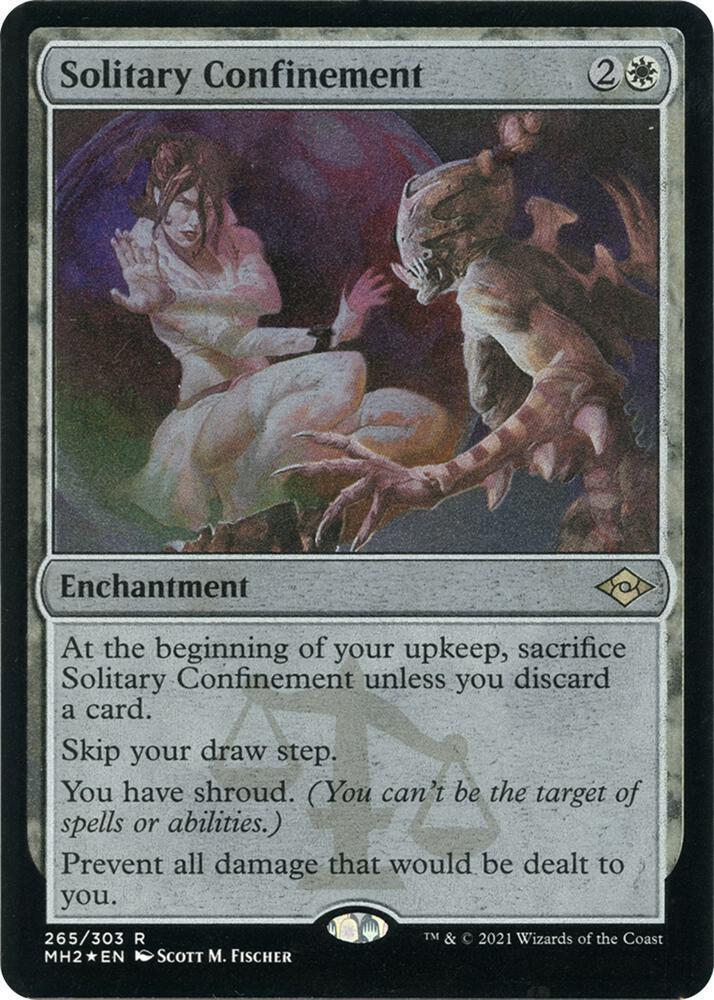 Solitary Confinement (Foil Etched) 265 card from Modern Horizons 2