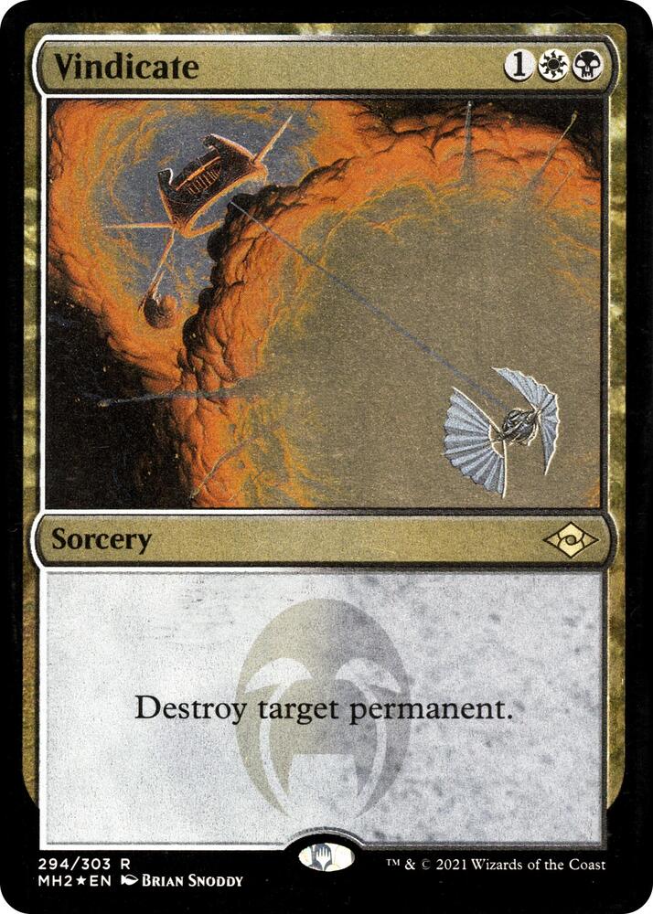 Vindicate (Foil Etched) 294 card from Modern Horizons 2