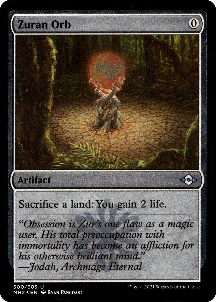 Zuran Orb (Foil Etched) 300 card from Modern Horizons 2