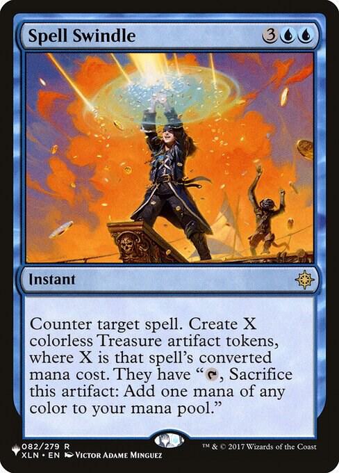 Spell Swindle 082/279 card from The List Reprints