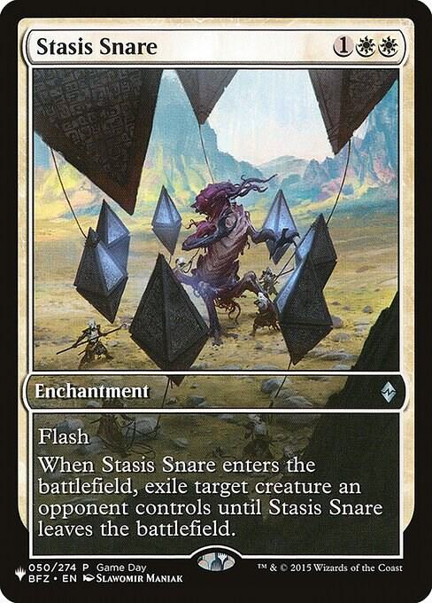 Stasis Snare (Full Art) 050/274 card from The List Reprints