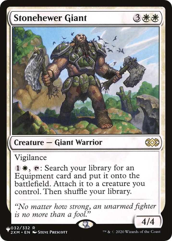 Stonehewer Giant 032/332 card from The List Reprints