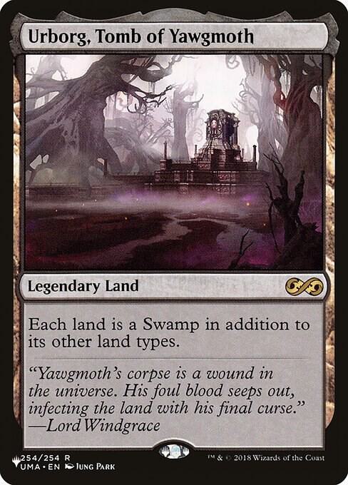 Urborg, Tomb of Yawgmoth 254/254 card from The List Reprints