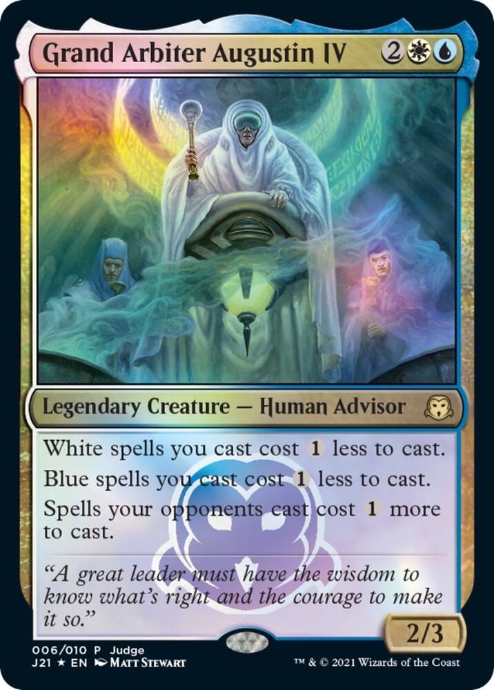 Grand Arbiter Augustin IV 6 card from Judge Promos