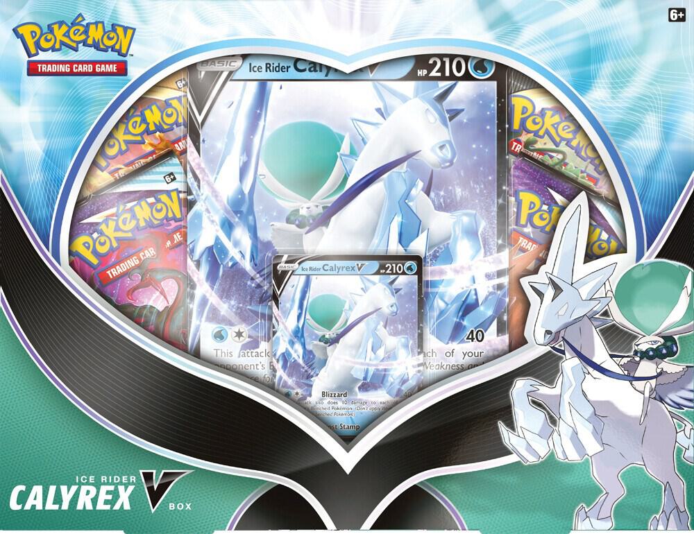 Ice Rider Calyrex V Box card from SWSH06: Chilling Reign