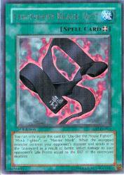 Legendary Black Belt TLM-EN045 card from The Lost Millennium