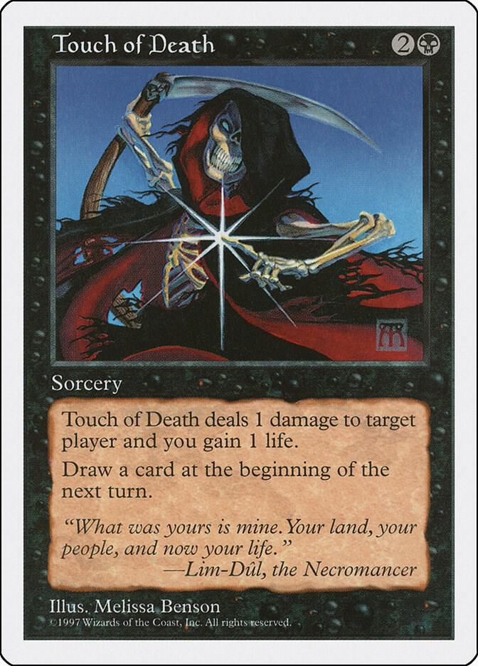 Touch of Death card from Fifth Edition