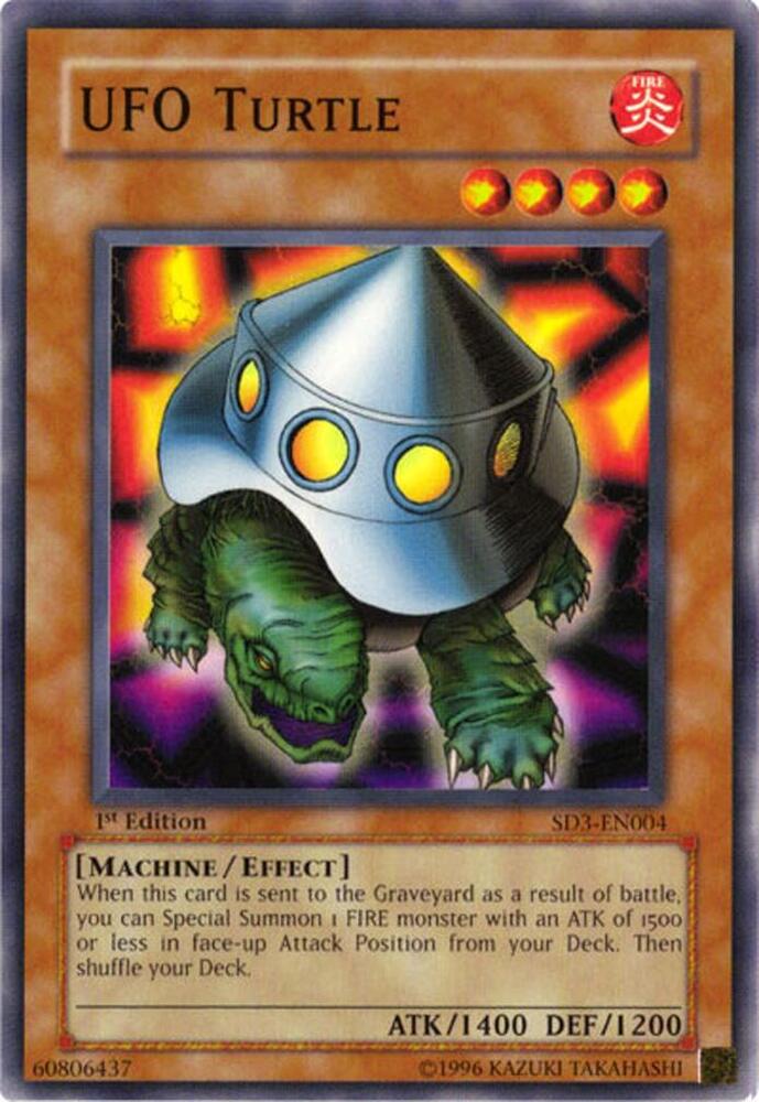 UFO Turtle SD3-EN004 card from Structure Deck: Blaze of Destruction