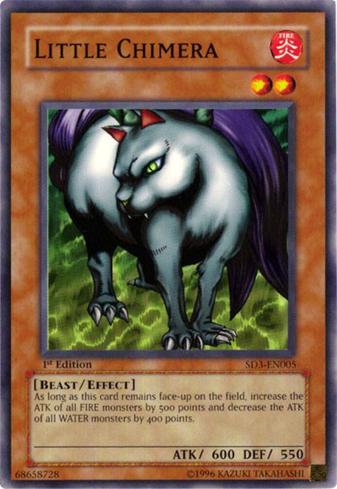 Little Chimera SD3-EN005 card from Structure Deck: Blaze of Destruction