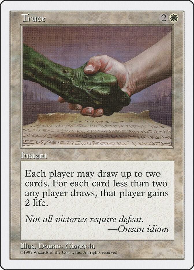 Truce card from Fifth Edition