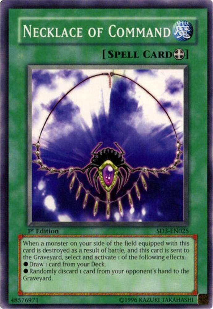 Necklace of Command SD3-EN025 card from Structure Deck: Blaze of Destruction