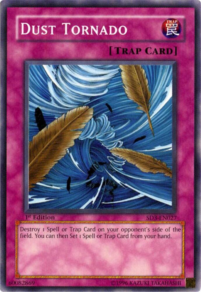 Dust Tornado SD3-EN027 card from Structure Deck: Blaze of Destruction