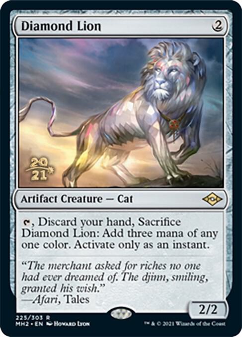 Diamond Lion 225 card from Prerelease Cards