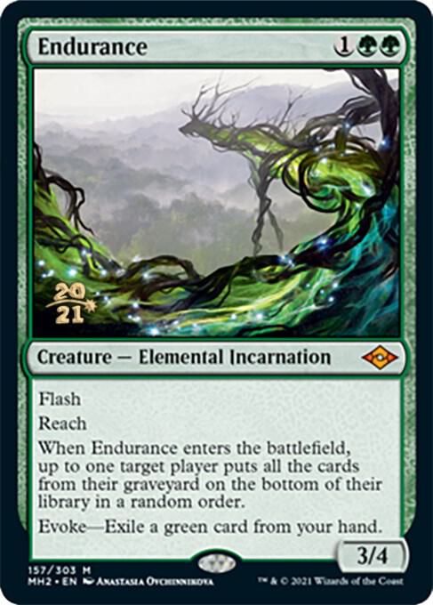 Endurance 157 card from Prerelease Cards