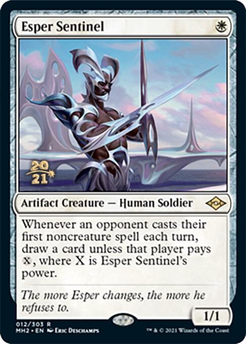 Esper Sentinel 12 card from Prerelease Cards