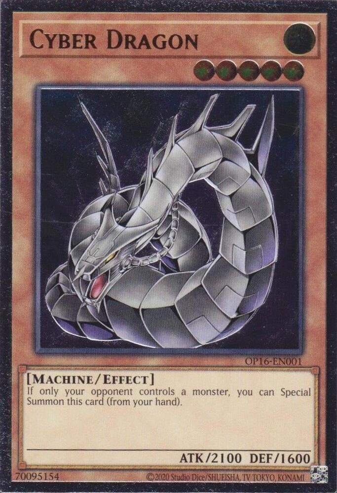 Cyber Dragon (UTR) OP16-EN001 card from OTS Tournament Pack 16