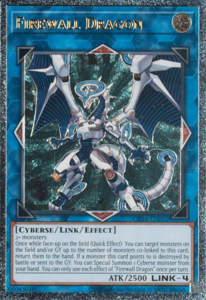 Firewall Dragon (UTR) OP16-EN002 card from OTS Tournament Pack 16