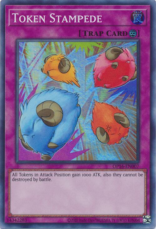 Token Stampede OP16-EN007 card from OTS Tournament Pack 16
