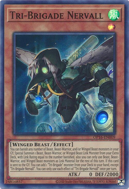 Tri-Brigade Nervall OP16-EN009 card from OTS Tournament Pack 16