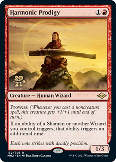 Harmonic Prodigy 132 card from Prerelease Cards