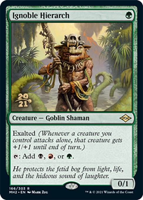 Ignoble Hierarch 166 card from Prerelease Cards