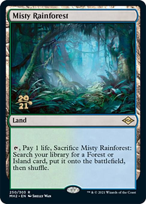 Misty Rainforest 250 card from Prerelease Cards