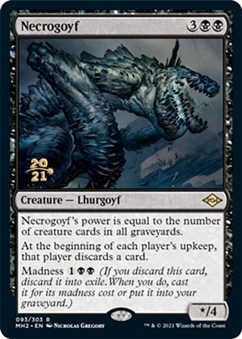 Necrogoyf 93 card from Prerelease Cards