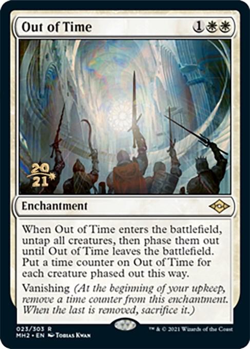 Out of Time 23 card from Prerelease Cards