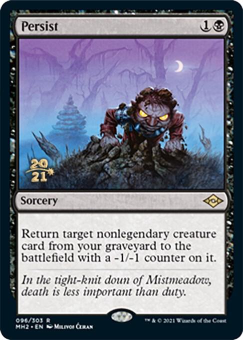 Persist 96 card from Prerelease Cards