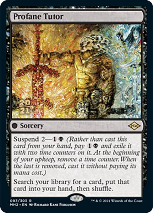 Profane Tutor 97 card from Prerelease Cards