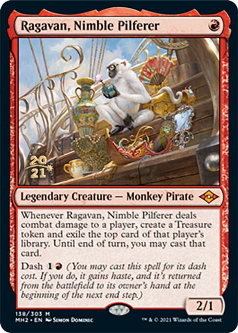 Ragavan, Nimble Pilferer 138 card from Prerelease Cards