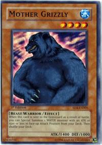 Mother Grizzly SD4-EN005 card from Structure Deck: Fury from the Deep