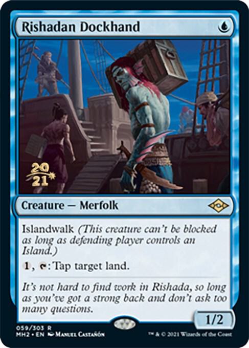 Rishadan Dockhand 59 card from Prerelease Cards