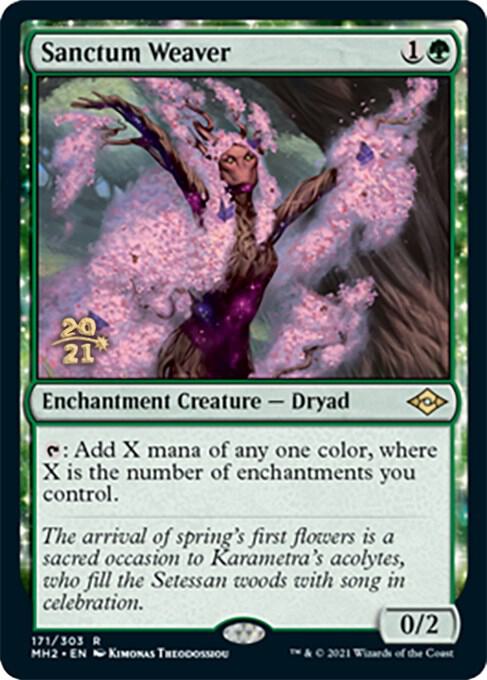 Sanctum Weaver 171 card from Prerelease Cards