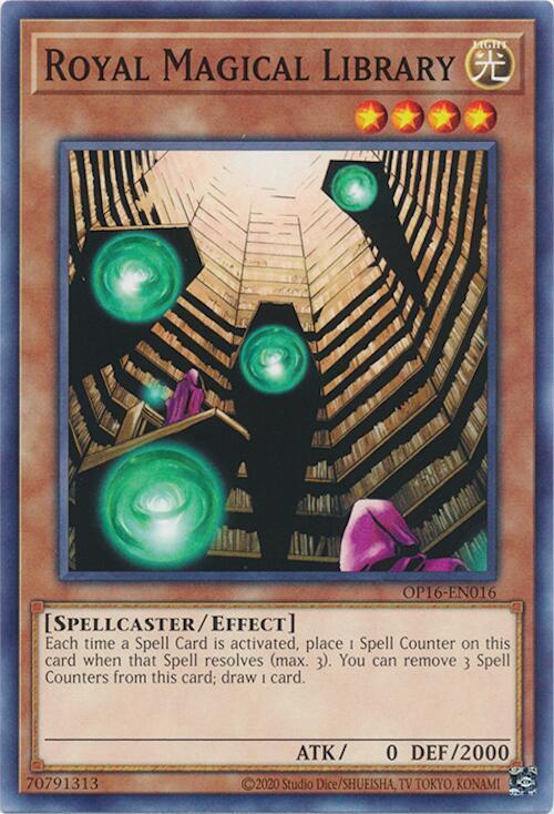 Royal Magical Library OP16-EN016 card from OTS Tournament Pack 16