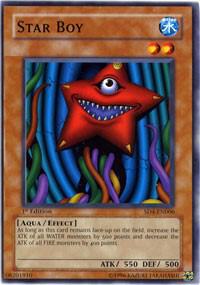 Star Boy SD4-EN006 card from Structure Deck: Fury from the Deep
