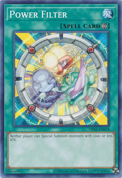Power Filter OP16-EN018 card from OTS Tournament Pack 16