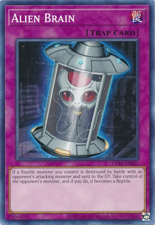 Alien Brain OP16-EN021 card from OTS Tournament Pack 16