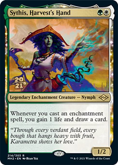 Sythis, Harvest's Hand 214 card from Prerelease Cards