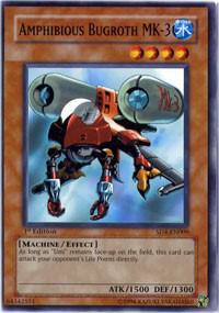 Amphibious Bugroth MK-3 SD4-EN009 card from Structure Deck: Fury from the Deep
