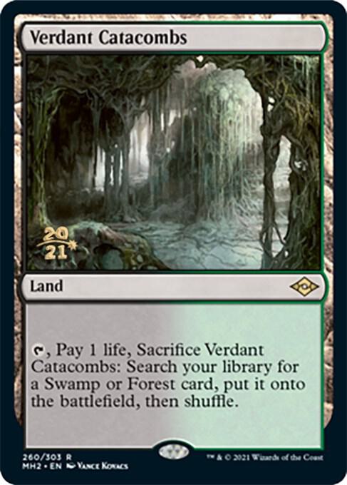 Verdant Catacombs 260 card from Prerelease Cards