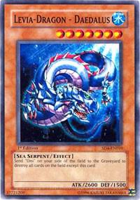 Levia-Dragon - Daedalus SD4-EN010 card from Structure Deck: Fury from the Deep