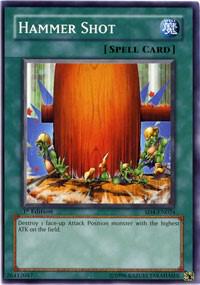 Hammer Shot SD4-EN024 card from Structure Deck: Fury from the Deep