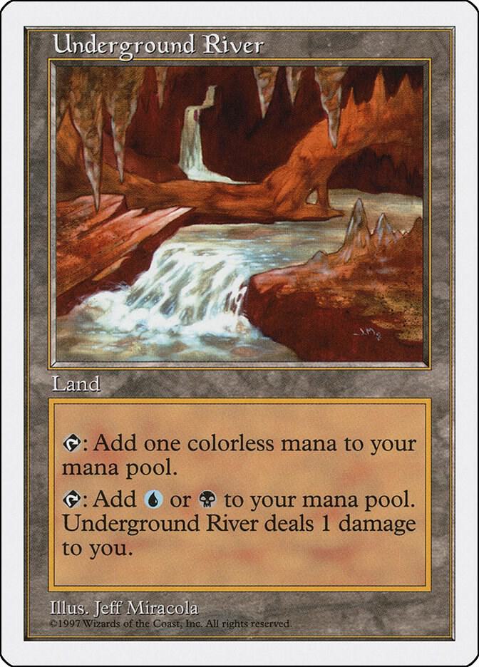 Underground River card from Fifth Edition