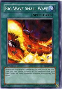 Big Wave Small Wave SD4-EN025 card from Structure Deck: Fury from the Deep
