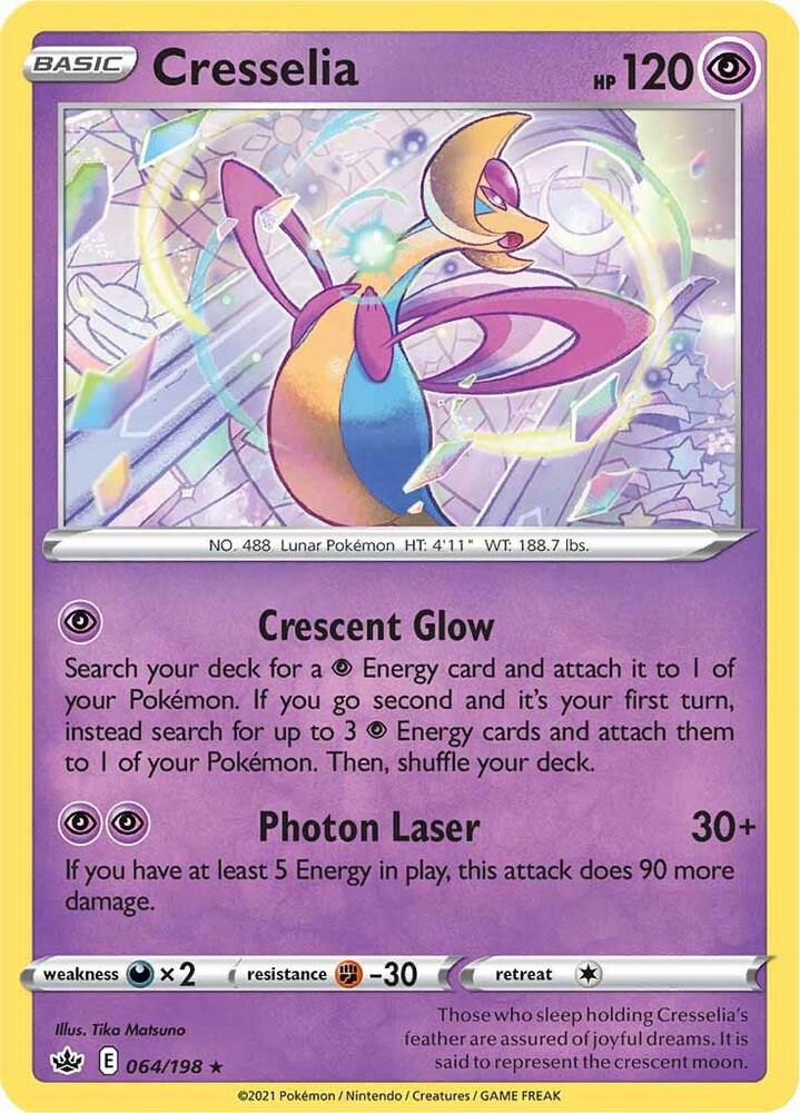 Cresselia 064/198 card from SWSH06: Chilling Reign